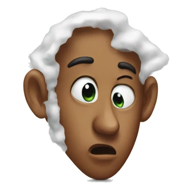 Nose sniffing sugar  sticker