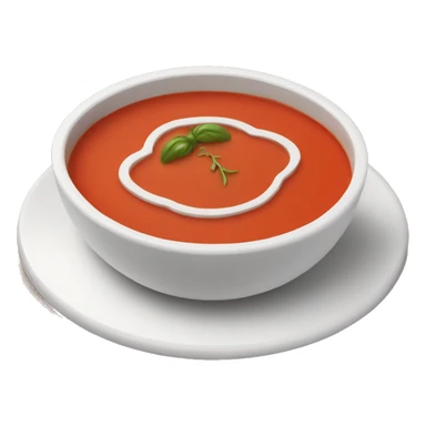 bowl of tomato soup sticker