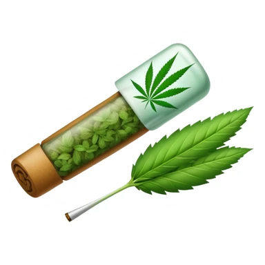 Weed in blunt sticker