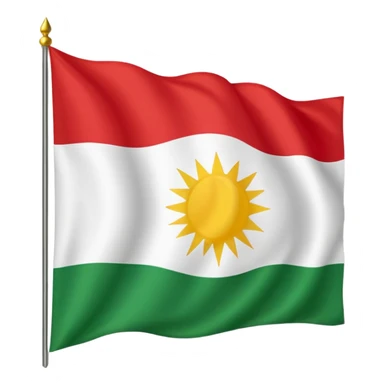 Kurdistan flag sticker