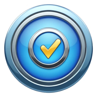 blue Verification badge for tiktok  sticker