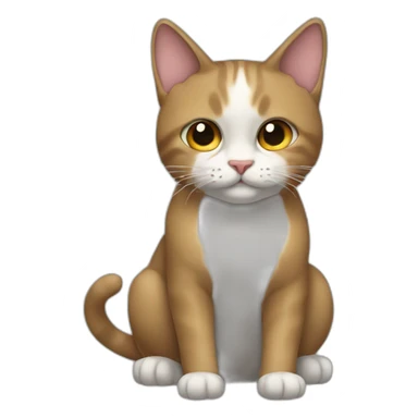 Gato enojado  sticker