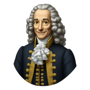 Voltaire sticker