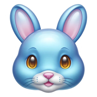 crystal bunny sticker