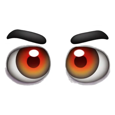 Red eyes from smoking sticker