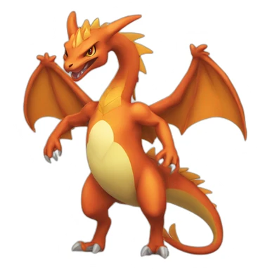 Dracofeu Pokémon sticker