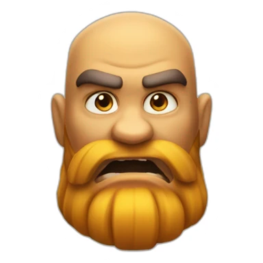 barbare dans clash of clan sticker