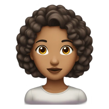 ethnically ambiguous beauty sticker