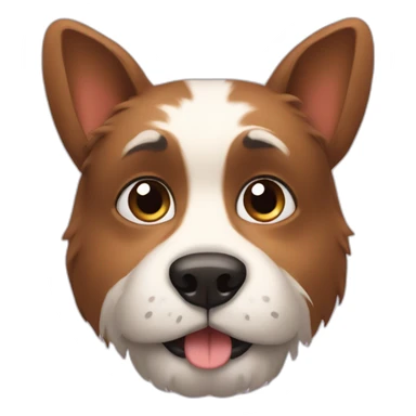 dog whiskers sticker