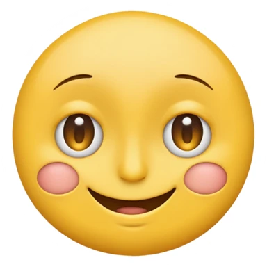 smiling emoji, one eye half closed as if twitching sticker