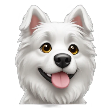 Chien berger australien noir et blanc sticker
