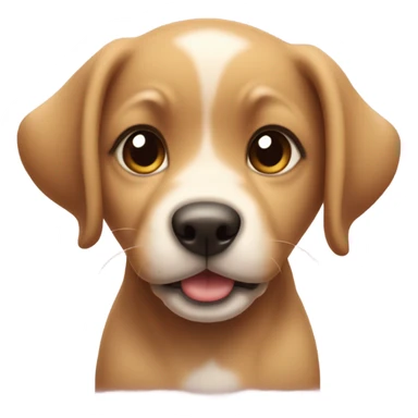 Cute puppy to say love sticker