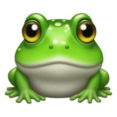 Chat sur une grenouille sticker