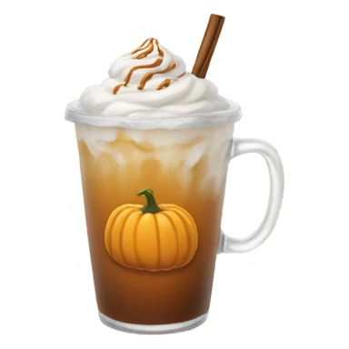 iced pumpkin chai sticker