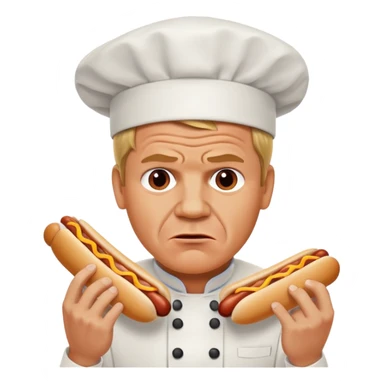 gordon ramsay eat a hotdog, ảngy sticker