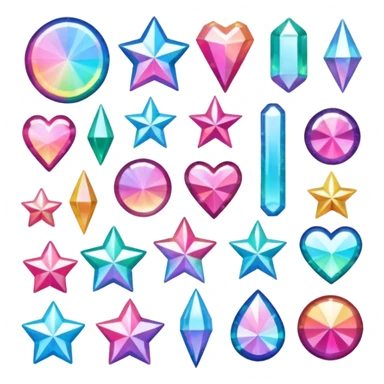 Fancy stickers glamur sticker