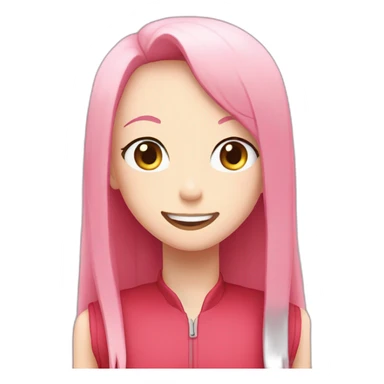 Zero two smiling sticker