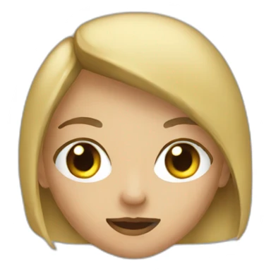 bandit emoji girl sticker