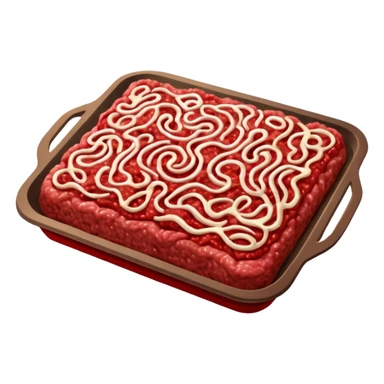 ground beef tray sticker