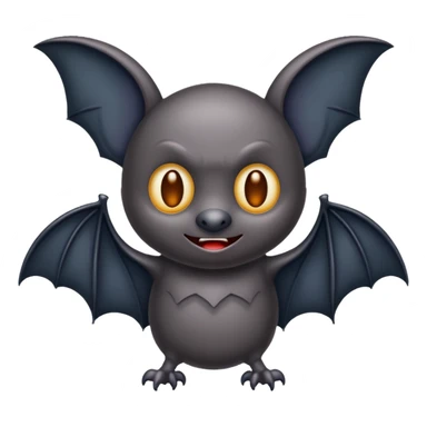 Bat cartoon sticker