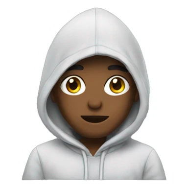 Me wearing a hoodie sticker