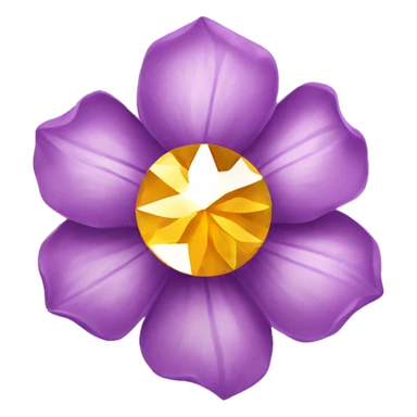 Dimond flower sticker