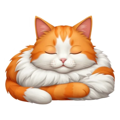 cat sleeping  sticker