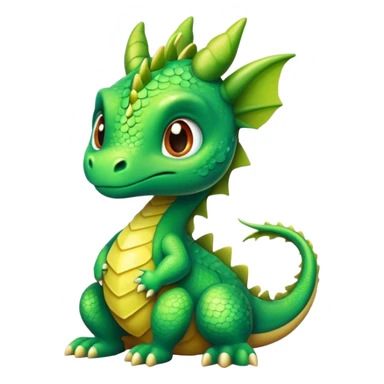 Head Baby dragon sticker
