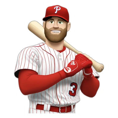 bryce harper phillies sticker