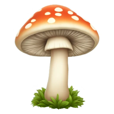 Cottagecore mushroom sticker