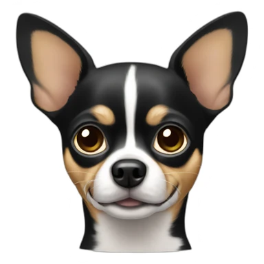 chihuahua NEGRO IPHONE sticker