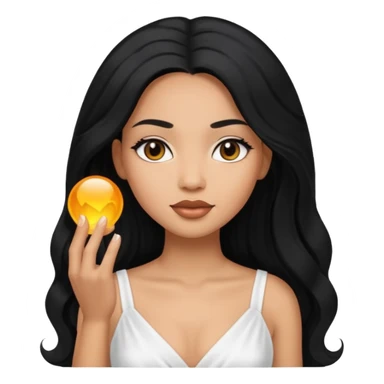 Light skinned black woman with bbl sticker