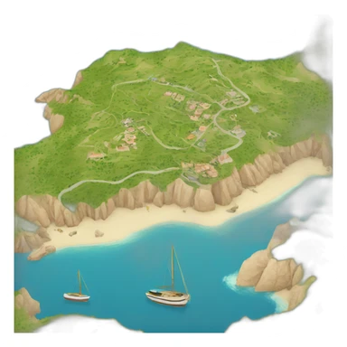 Mallorca map sticker