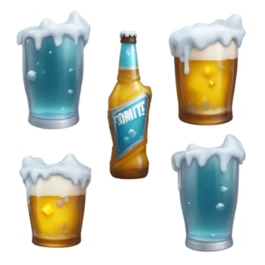 emojis-Skin crystale fortnite avec une bierre sticker