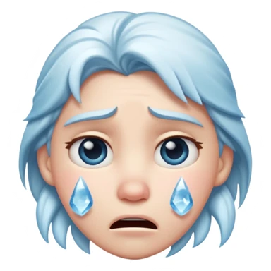  frozen distraught iOS emoji sticker