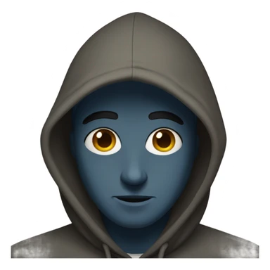 Oily men in a hood sticker