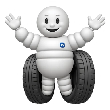 Boneco pneu michelin sticker