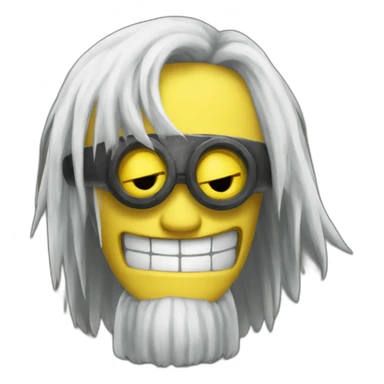 Dante from DMC and Spongebob sticker