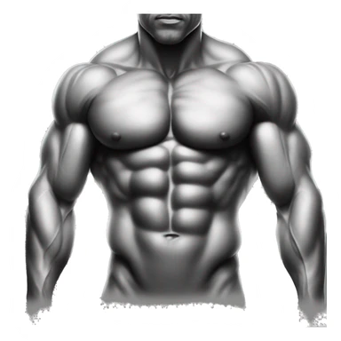 Big chest muscles sticker