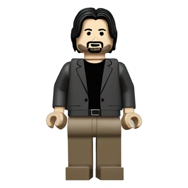 KEANU REEVES lego full body sticker
