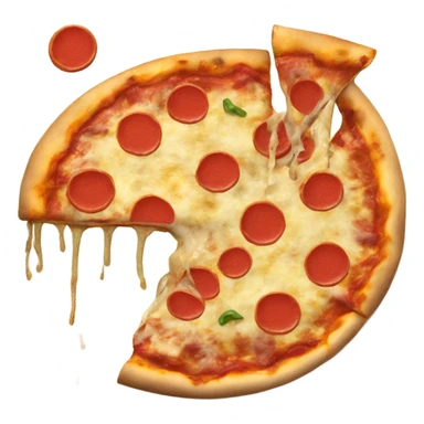 Pizza squirting ranch sticker