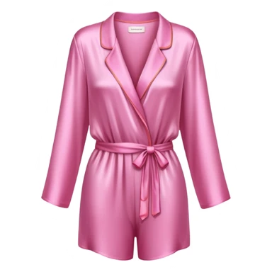 pink silk pajamas sticker