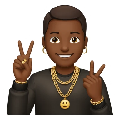 😊🖕🏽 sticker