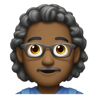 Чёрный пудель  sticker