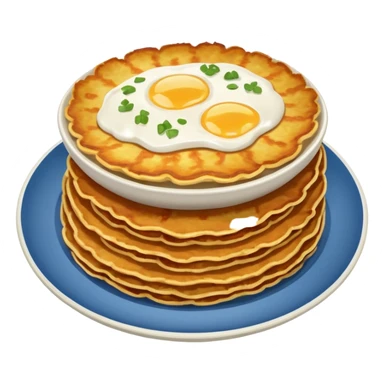 Draniki food dish sticker