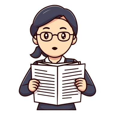 stressed teacher woman with papers sticker