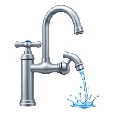 open water faucet sticker