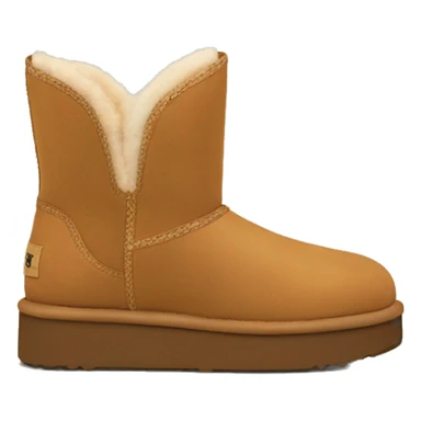 tan ugg tasman platform mini boots sticker