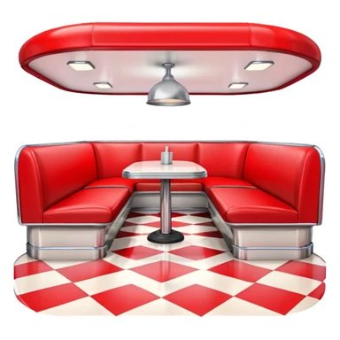 route 66 american diner sticker