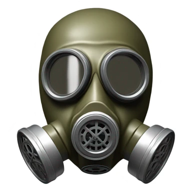 wwII gask mask sticker